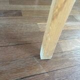 70s armchair chair in Vichy fabric