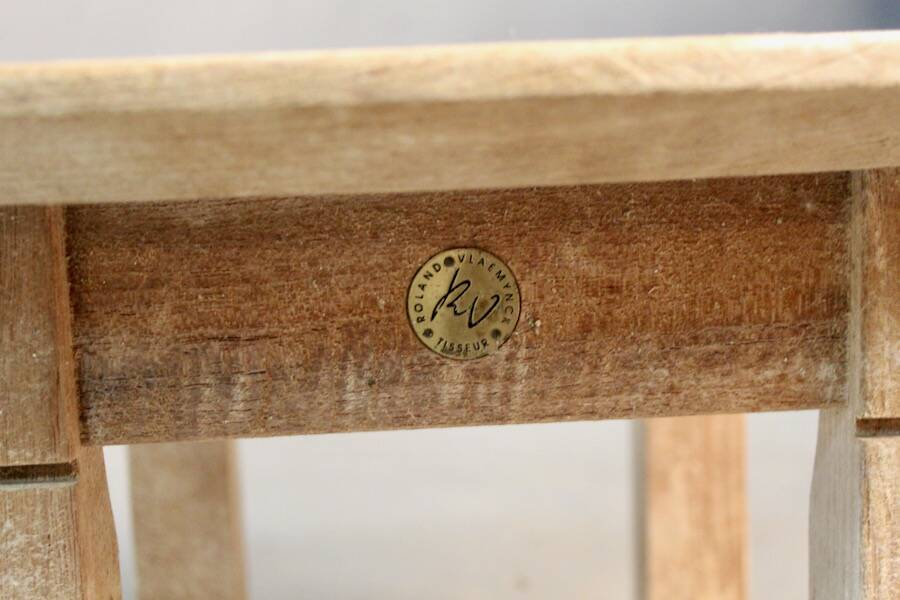 Pair of Teak Coffee Tables by the Brand Roland Vlaemynck