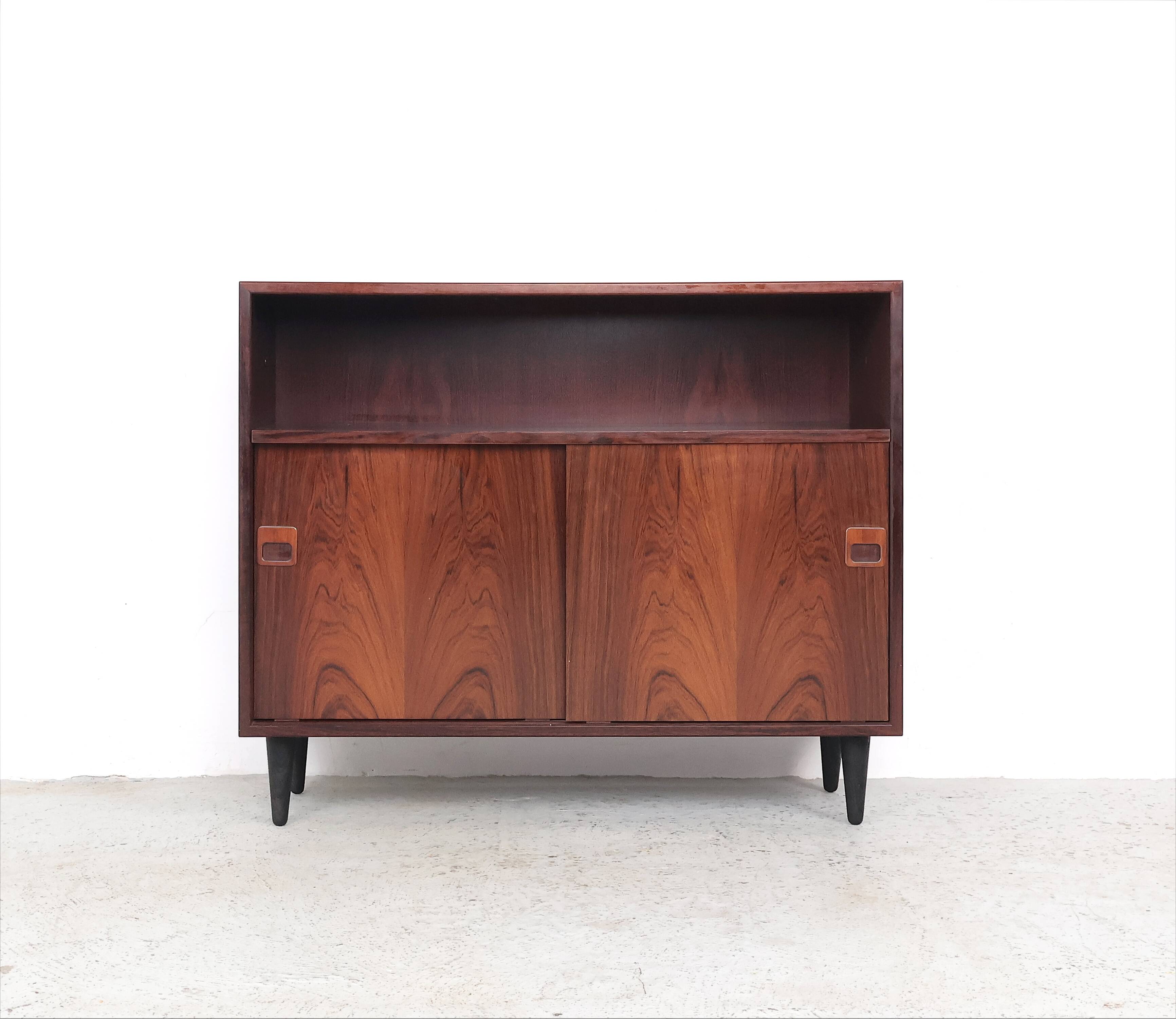 Small Danish design wardrobe with 2 sliding doors, 1960s