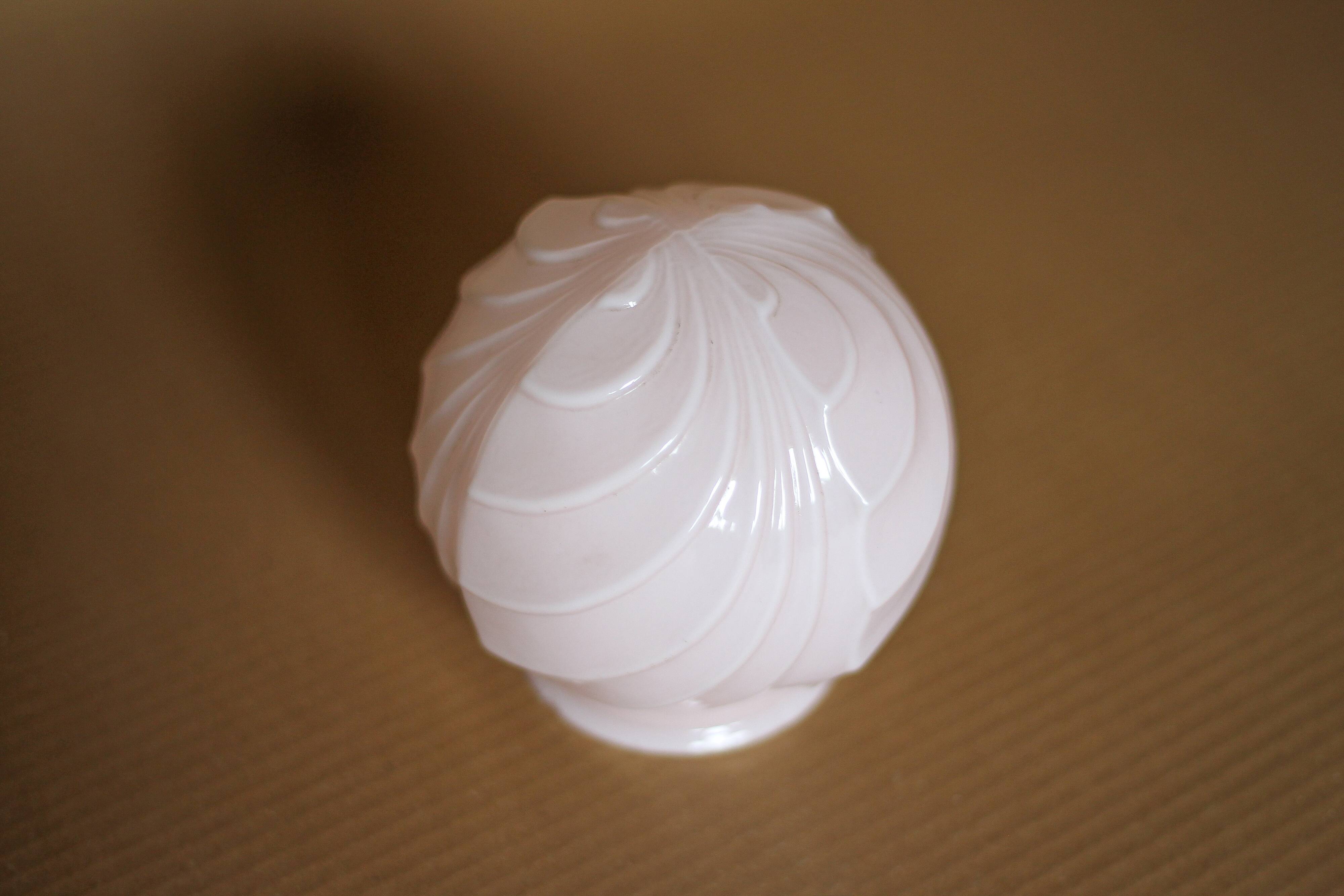 Vintage globe, small opaline globe, pink opaline glass lampshade, ball light, ceiling light