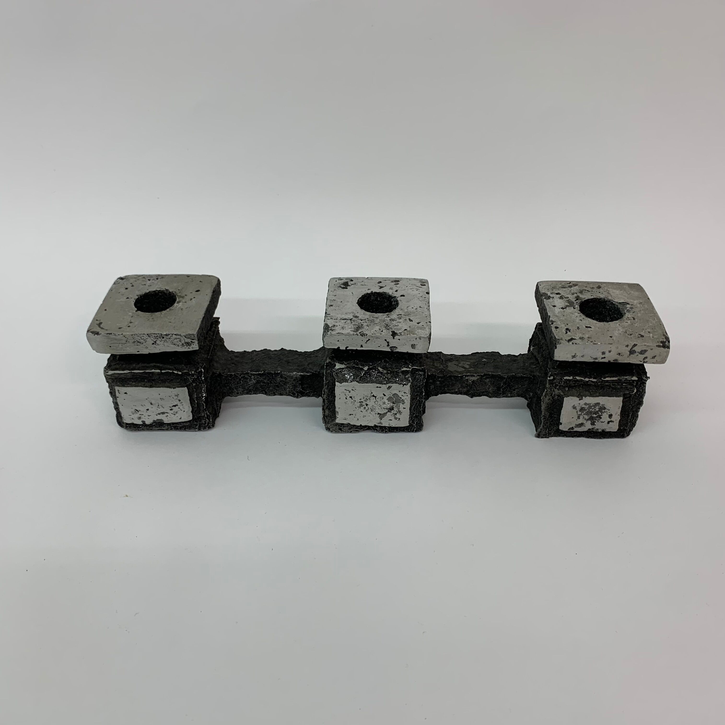 Mid-century design brutalist candle holder , 1970’s