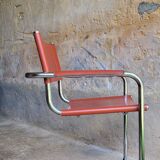 Leather Cantilever Chair