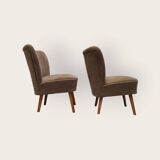 Deux fauteuils cocktail du milieu du siècle