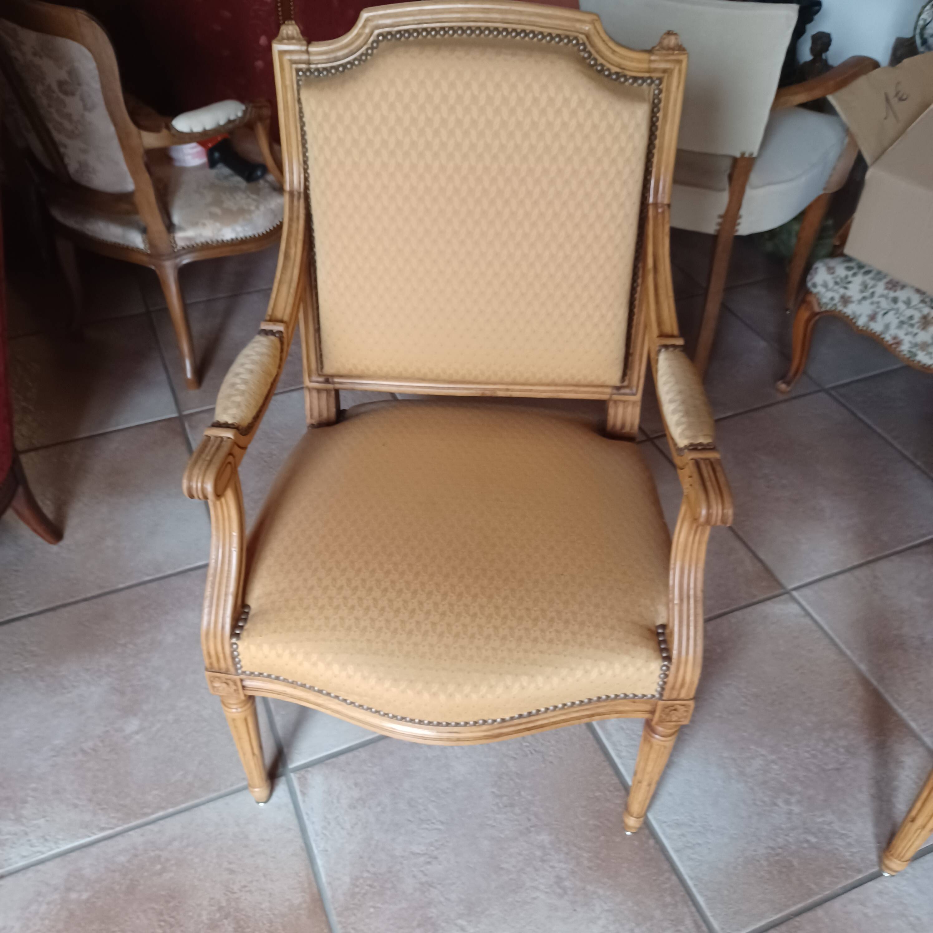 Louis XV style armchairs