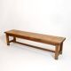 4-seater solid wood bench from the 70s-80s.