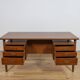 Mid-Century Freestanding Teak Desk by Arne Vodder for Sibast, 1960s