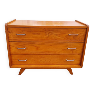 Compass feet chest of drawers