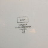 Vintage oval dish Digoin Sarreguemines model Eddy