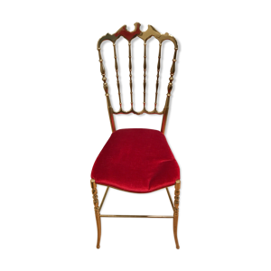 chaise Chiavari en laiton