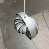 Mid-century modern moon pendant lamp from East Germany by Verner Panton for Erjoka, 1960s.