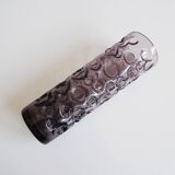 Vase en verre violet par Hirschberg