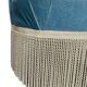 Paire de fauteuils crapaud velours bleu 1970