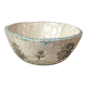 Raku ceramic salad bowl