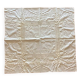 Taie d’oreiller ancienne brodée 71 x 76cm