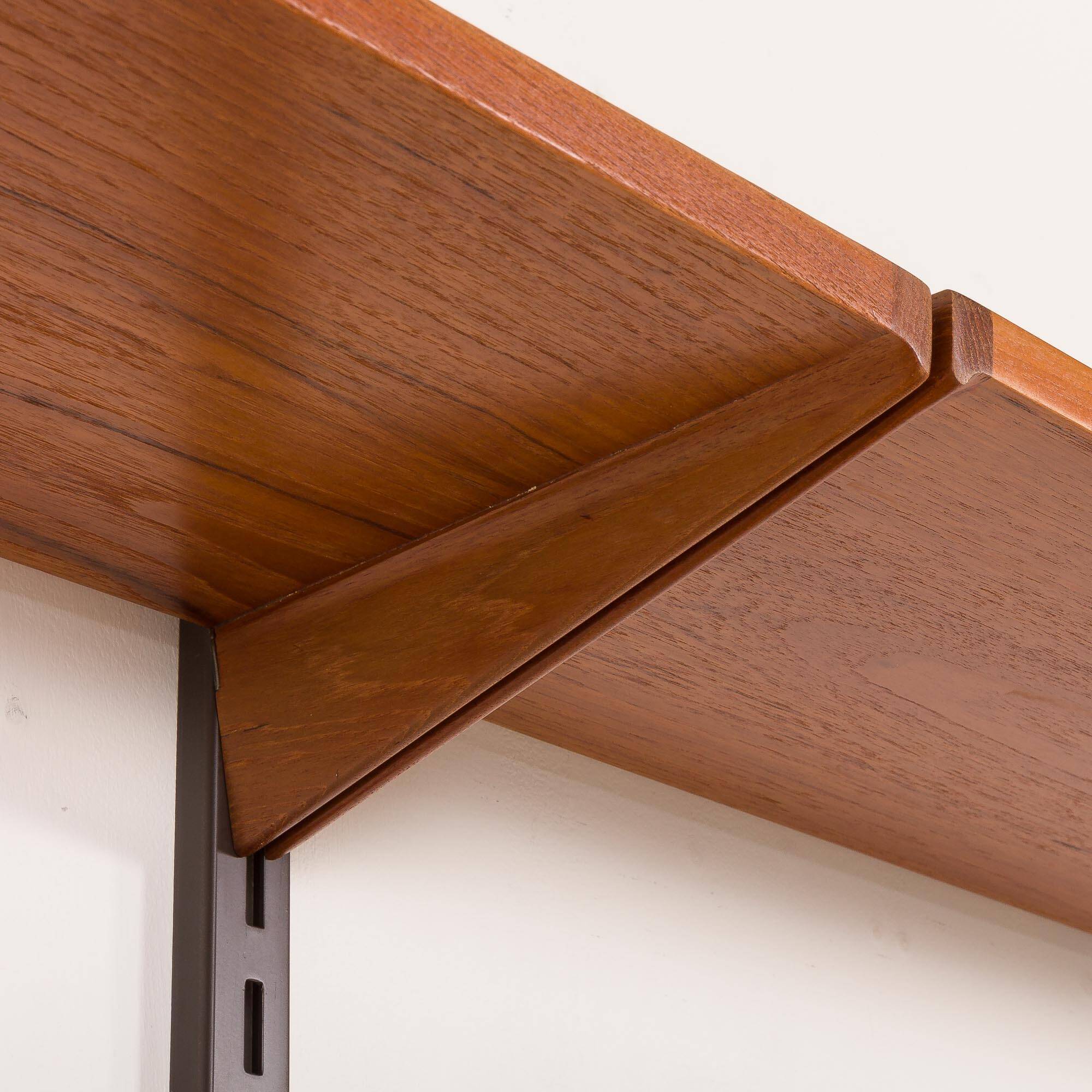 Teak shelf by Kai Kristiansen for FM Mobler, 1960s.