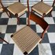 Set of 5 chairs from the 1950s designed by Georg Leowald.