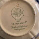 Old teapot with blue and white lid Villeroy and Boch Burgenland