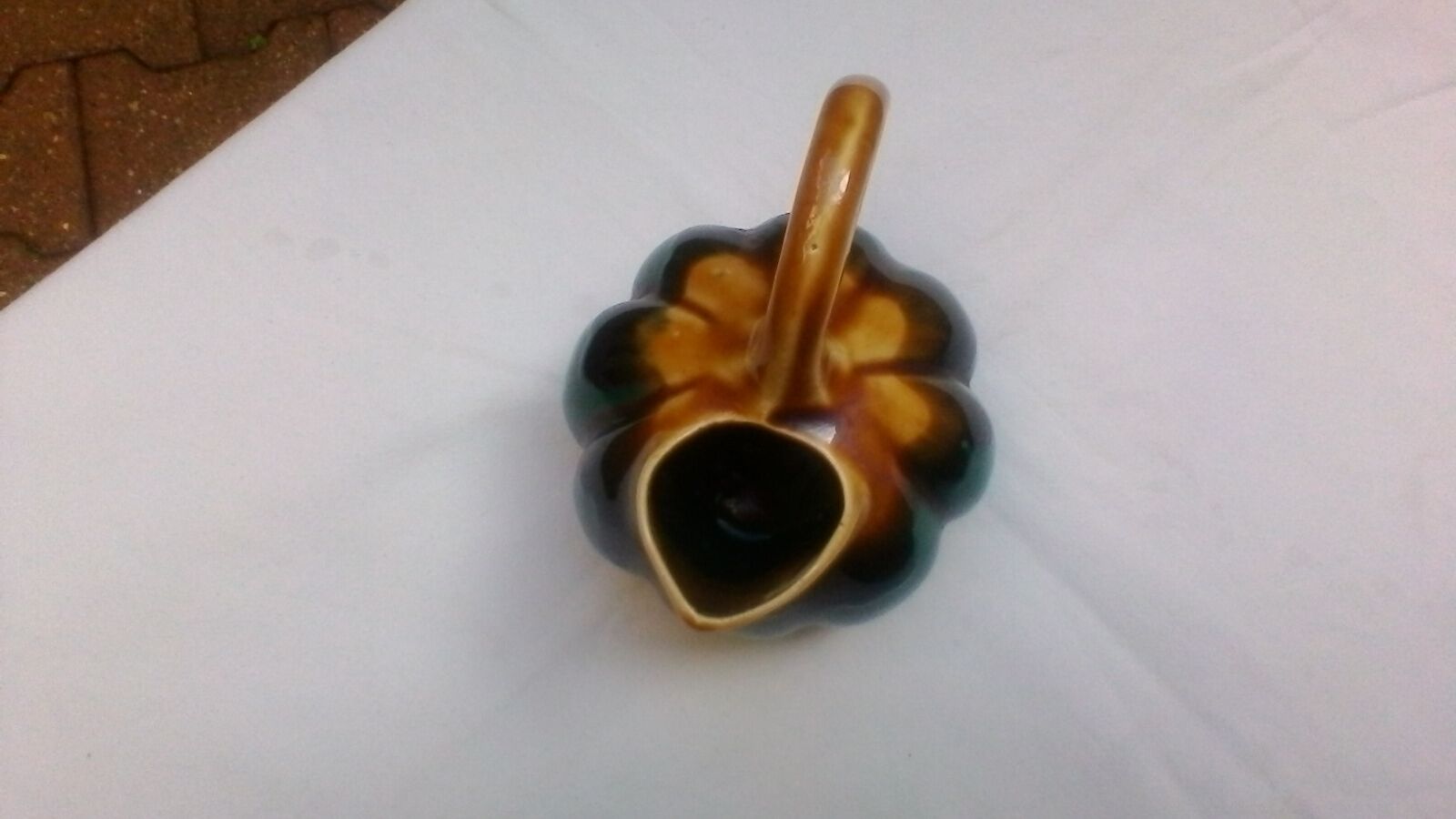 Jug in barbotine model 211 signed Alpho