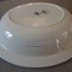 Round, hollow, opaque porcelain serving dish by digoin sarreguemines pasteur
