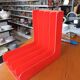 Orange vinyl rack