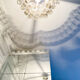 Vintage crystal ceiling light decorated with leaves and clusters – Spain