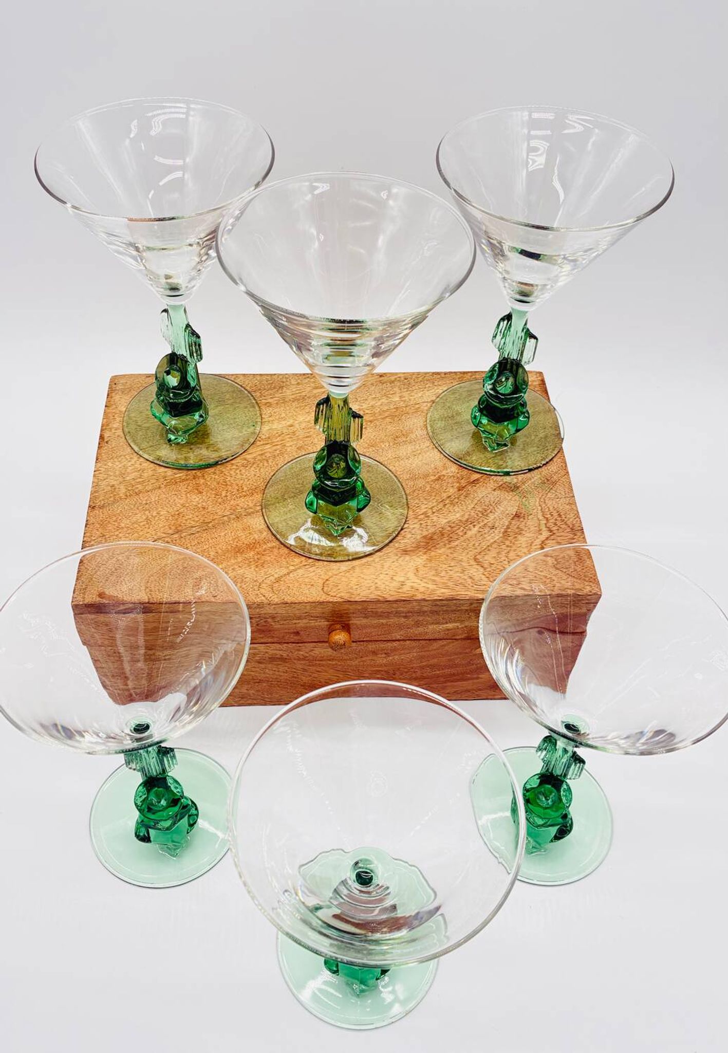 6 verres à cocktail, champagne en cristal, Luminarc France