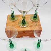 6 verres à cocktail, champagne en cristal, Luminarc France