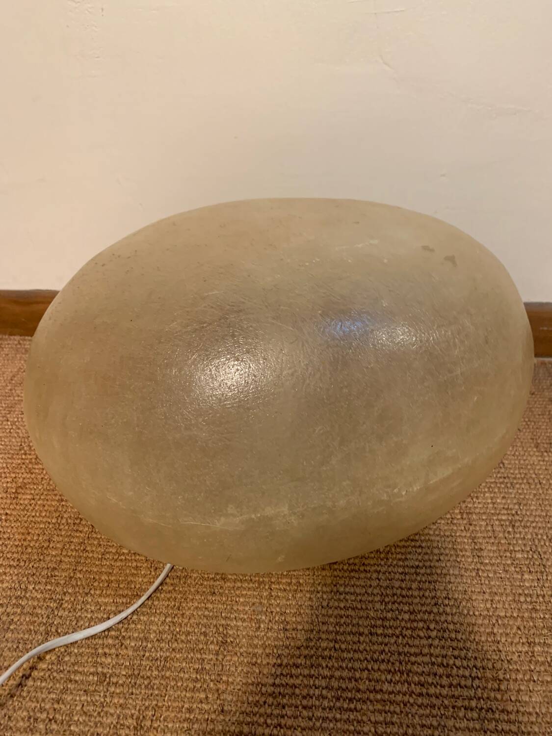 Vintage pebble lamp