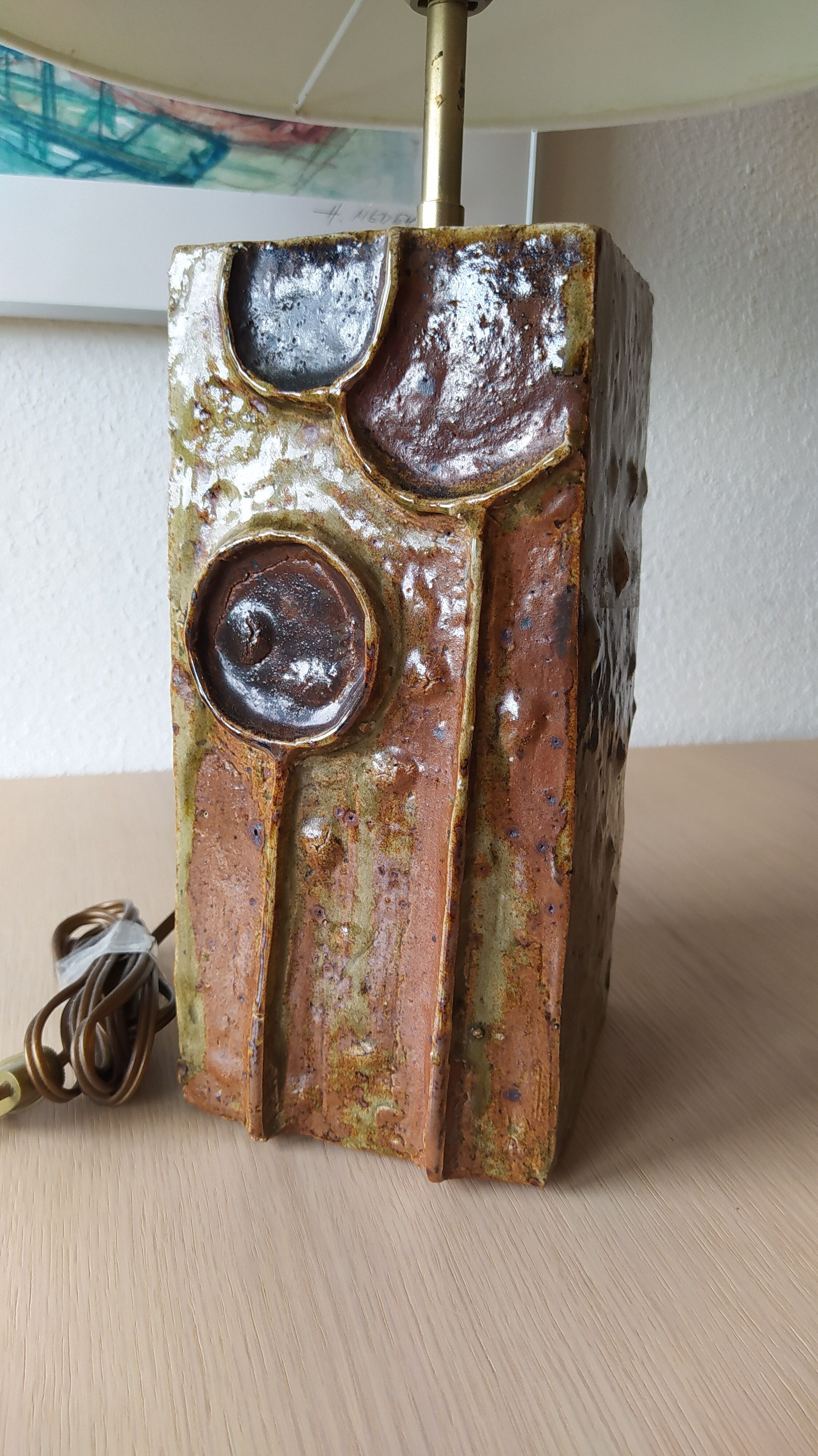 Ceramist lamp foot