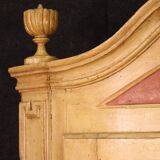 Antique Louis XVI lacquered corner cabinet from the 18th century