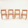 Minimalist japandi pine wooden chairs, 4