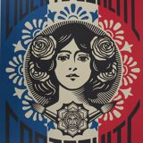 Shepard Fairey (Obey Giant): Liberty, Equality, Fraternity - Signed lithograph