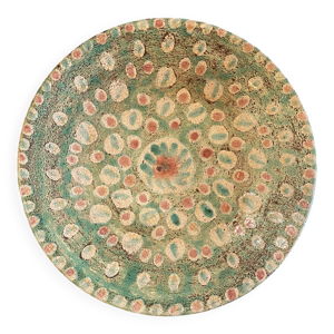 Plat en céramique signé - jean