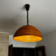 Large rattan pendant light from the 1970s.