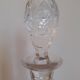 Bohemian cut crystal carafe, very beautiful stopper
