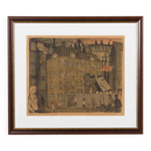Vintage lithograph by Ib Spang Olsen