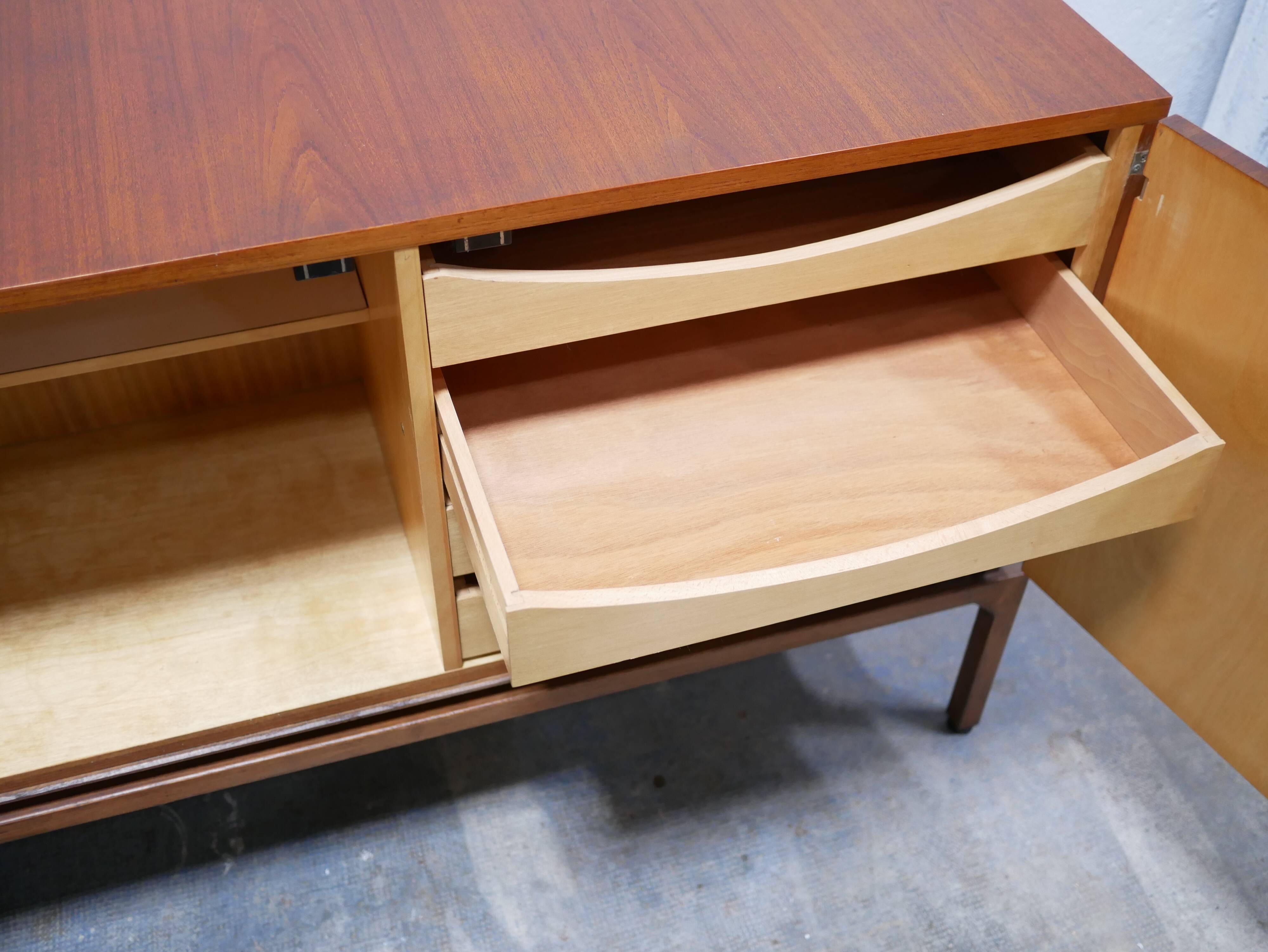 Teak enfilade by Gérard Guermonprez for Magnani editions