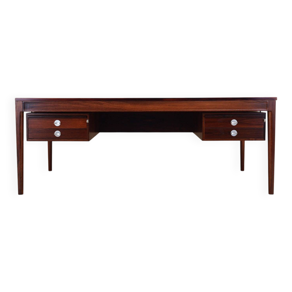 Bureau en palissandre Diplomate, années 1970, designer : Finn Juhl, France & Son