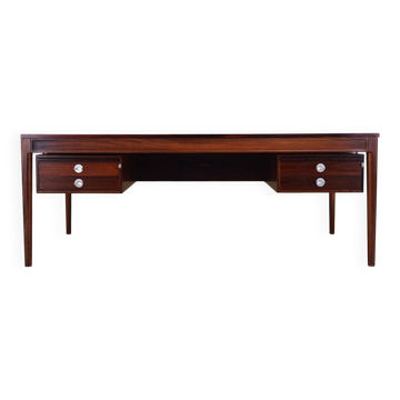 Bureau en palissandre Diplomate, années 1970, designer : Finn Juhl, France & Son