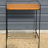 Modernist side table / bedside table 1960
