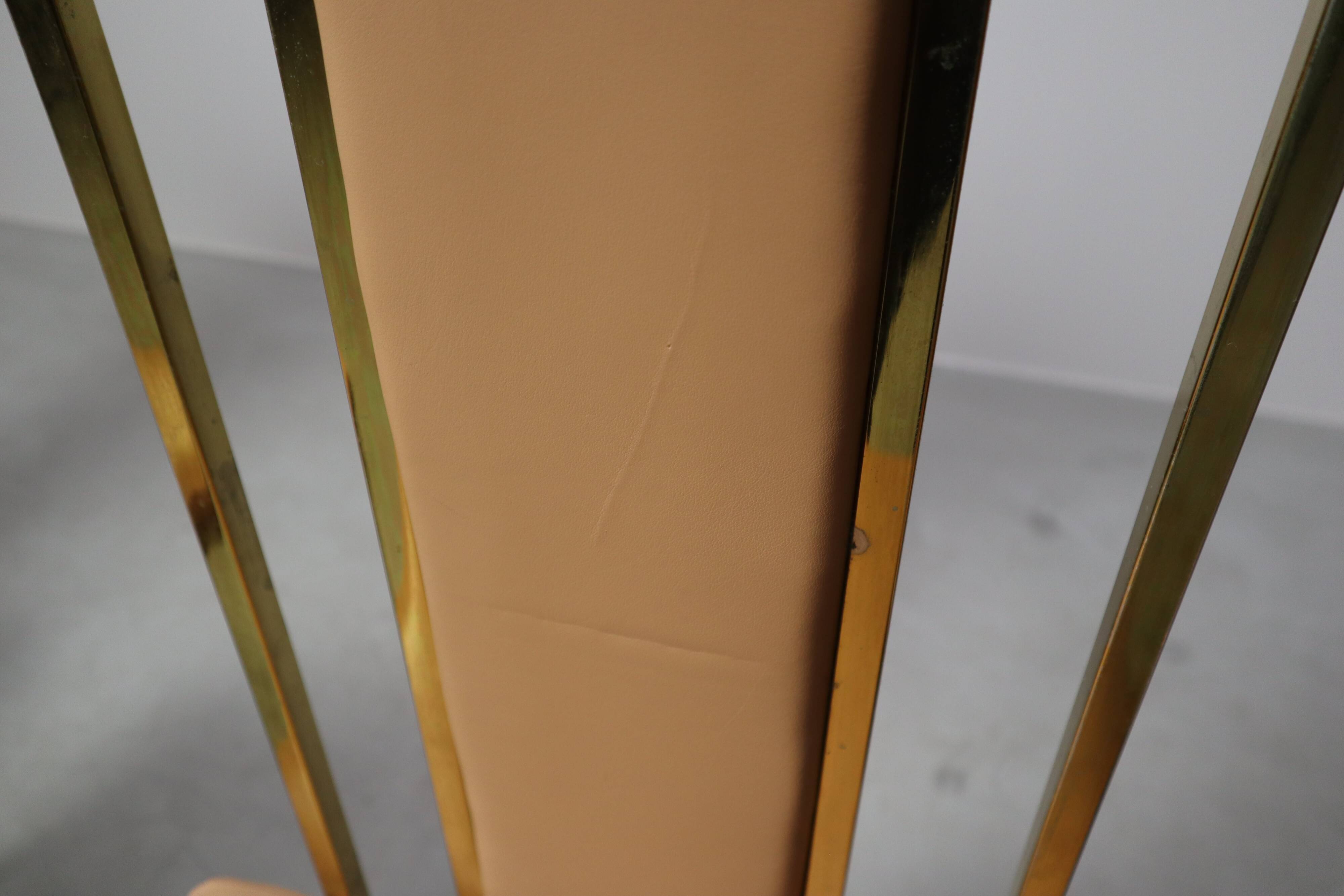 Set of 6 dining chairs by Renato Zevi, Italy 1970s