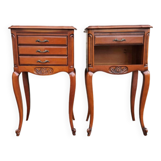 Pair of vintage bedside tables