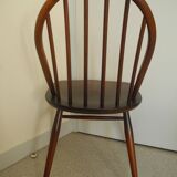 pair of Ercol Windsor BSHG 1960 2056 vintage decor dining chairs 60s