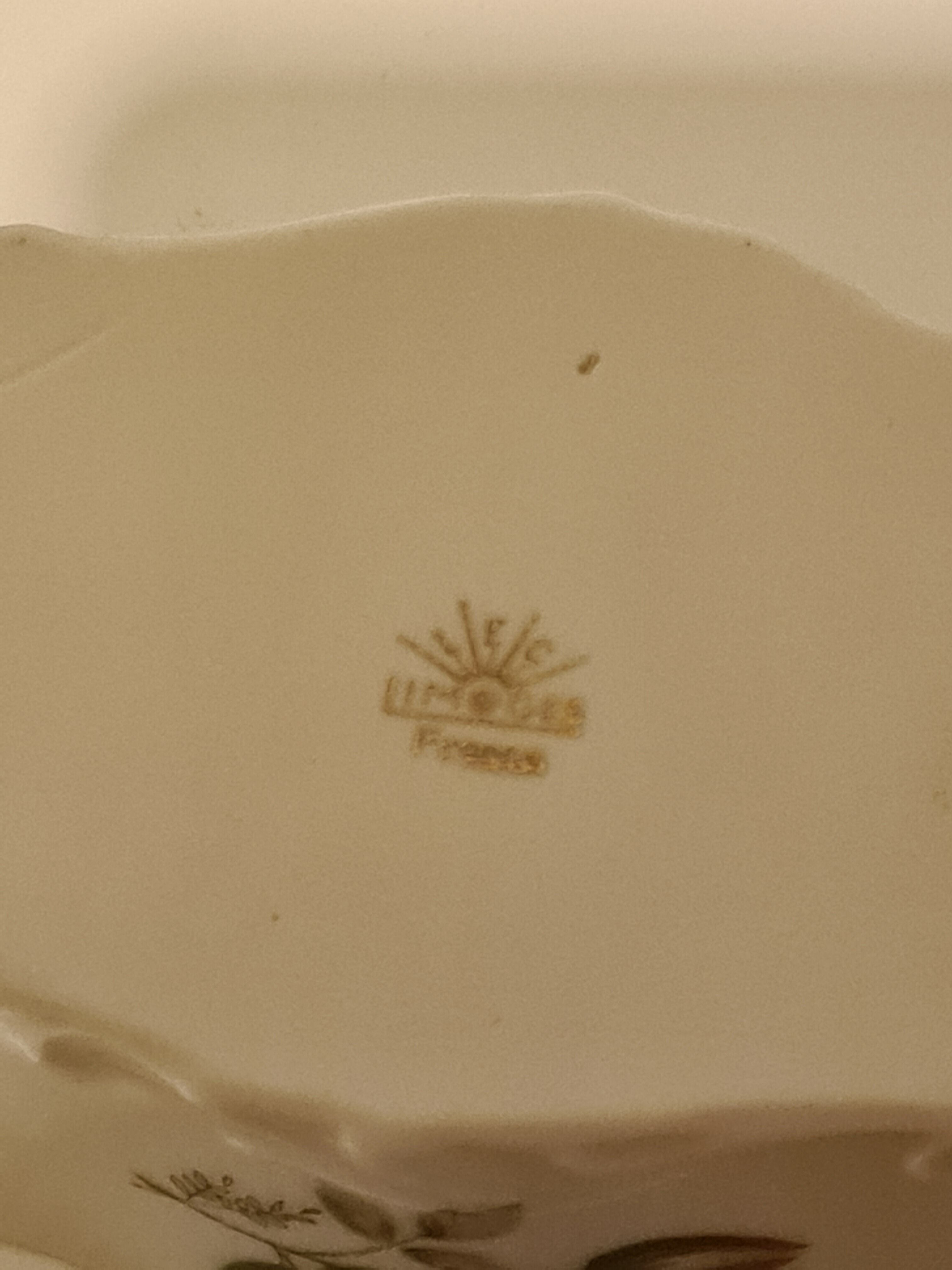 Limoges porcelain box decoration roses