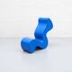 Chaise Bleue Phantom de Verner Panton pour Innovation