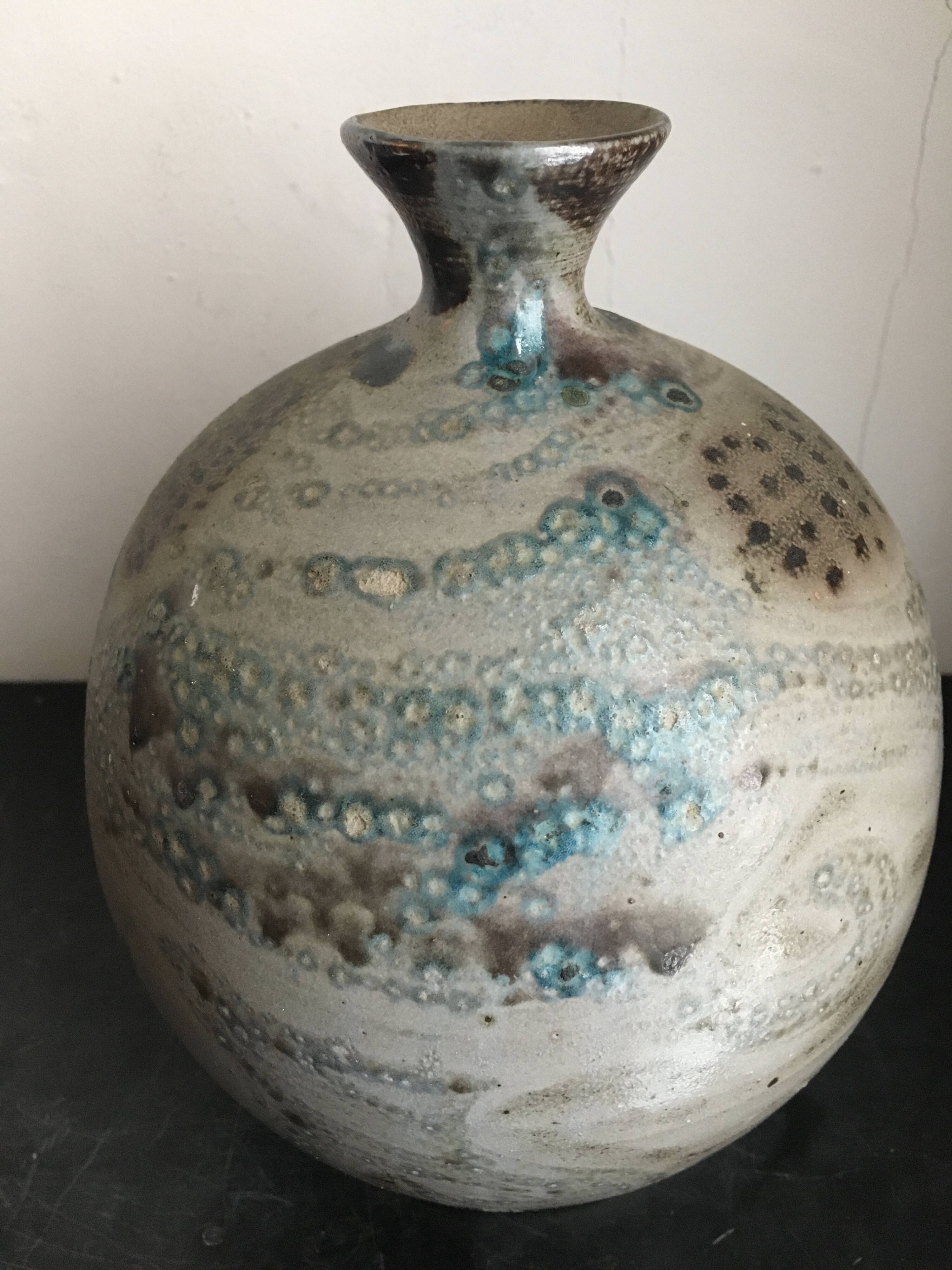Vase en grés Art Déco