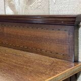 English 3-door mahogany bookcase from the 1950s