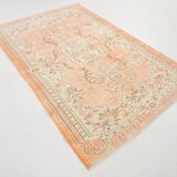 5x8 Peach & Cream Persian Rug, 156x241Cm
