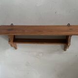 Small pine wall shelf