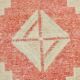 Turkish Classic Red & Cream Vintage Runner Rug, 77x379Cm